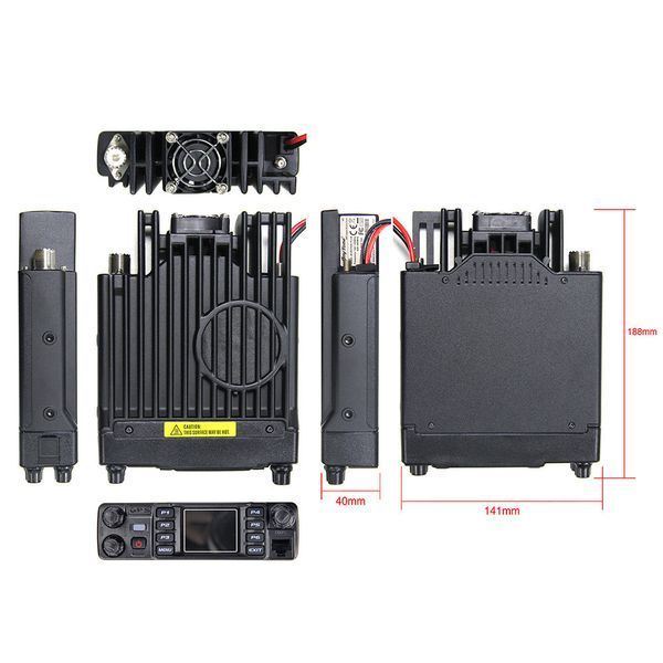 Автомобільна радіостанція Anytone AT-D578UV PLUS рація DMR з цифровим шифруванням AES 256 AT-D578UV PLUS фото